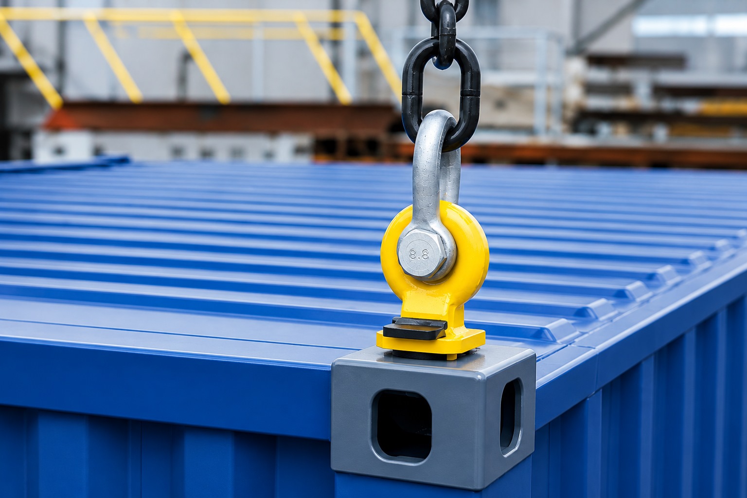 ISO container lifting lugs